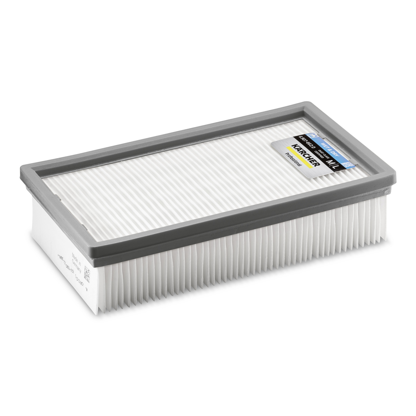 Filtre plat plissé pour aspirateur Karcher 6.907-662.0