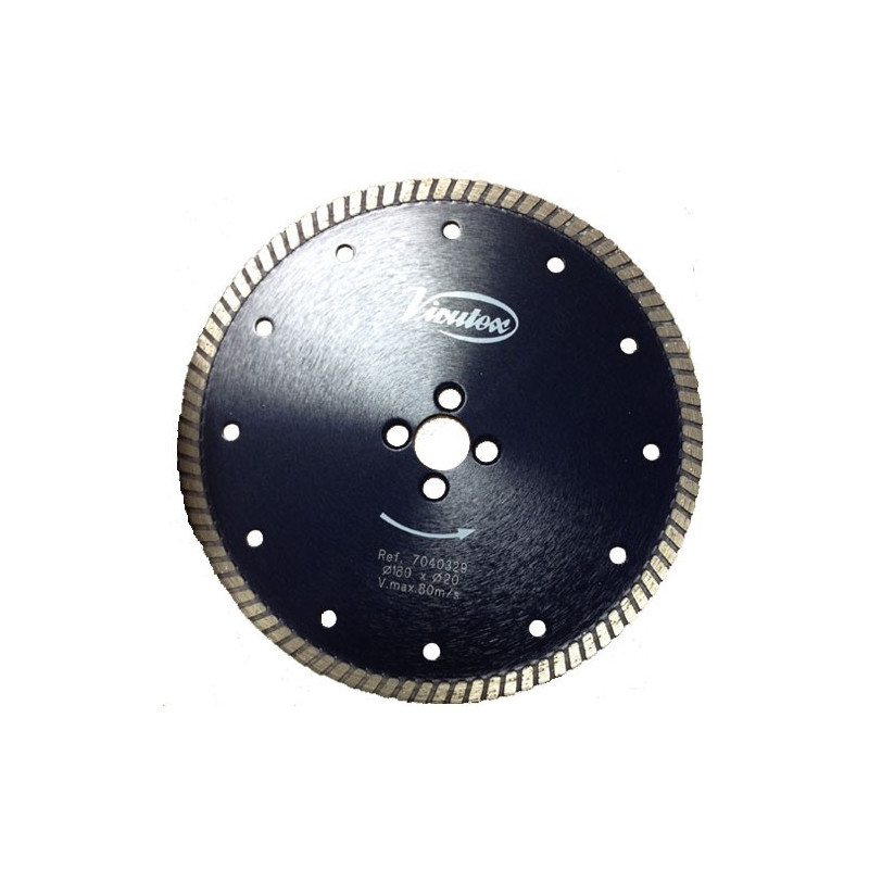 Disque à tronçonner diamanté Virutex 7040329; 180x20 mm
