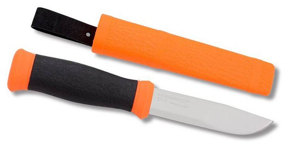 Couteau Morakniv 2000 Hi-Vis; 224x109 mm