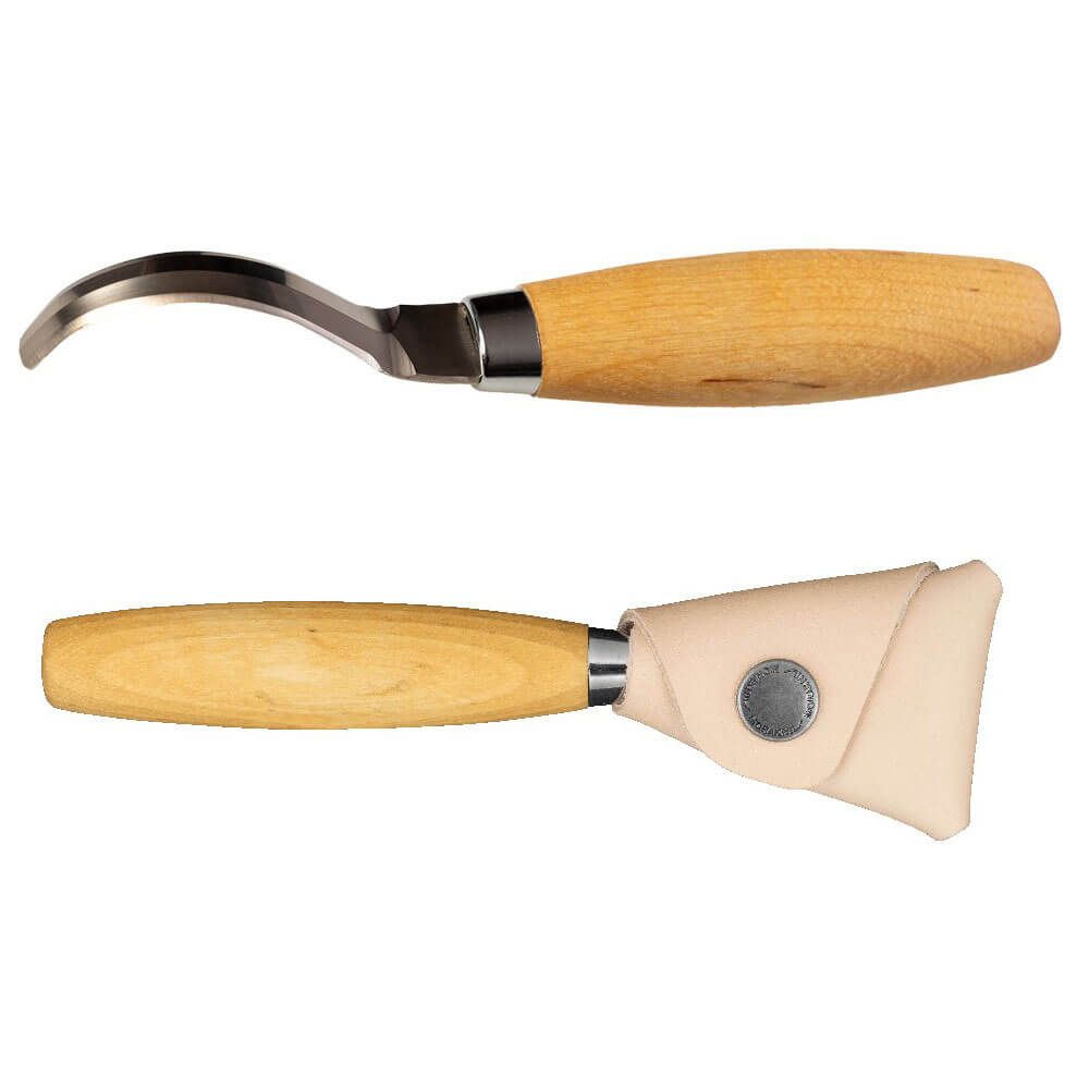 À sculpter en bois couteau à crochet cuillère Morakniv 163 Double Edge; 183 mm