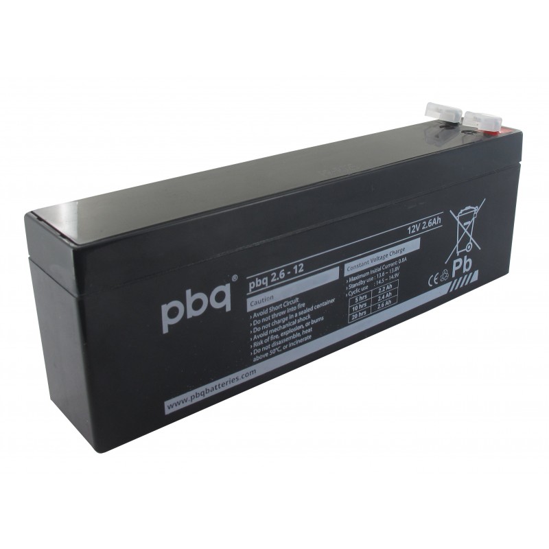 Batterie MTD 725-06098; 12 V; 2,6 Ah
