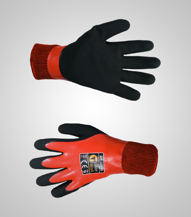 Gants de travail d'hiver GSON GV790-10 Double Winter Grip; 10 Taille
