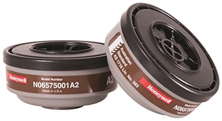 Filtre pour respirateur Honeywell A2 N-Series; 2 unités