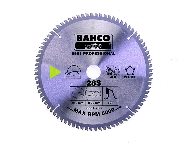 Scie circulaire Bahco 8501-18S; 216x30 mm; 48T; -5°