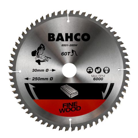 Lame de scie Bahco 8501-305-30-60SW; 305x30 mm; 60T; 0°
