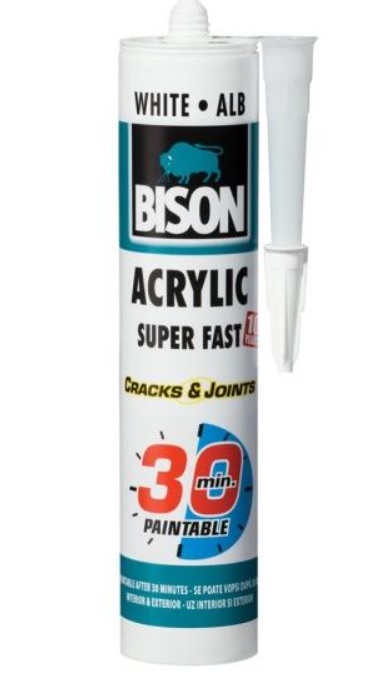 Mastic Bison 6306980; 300 ml; blanc