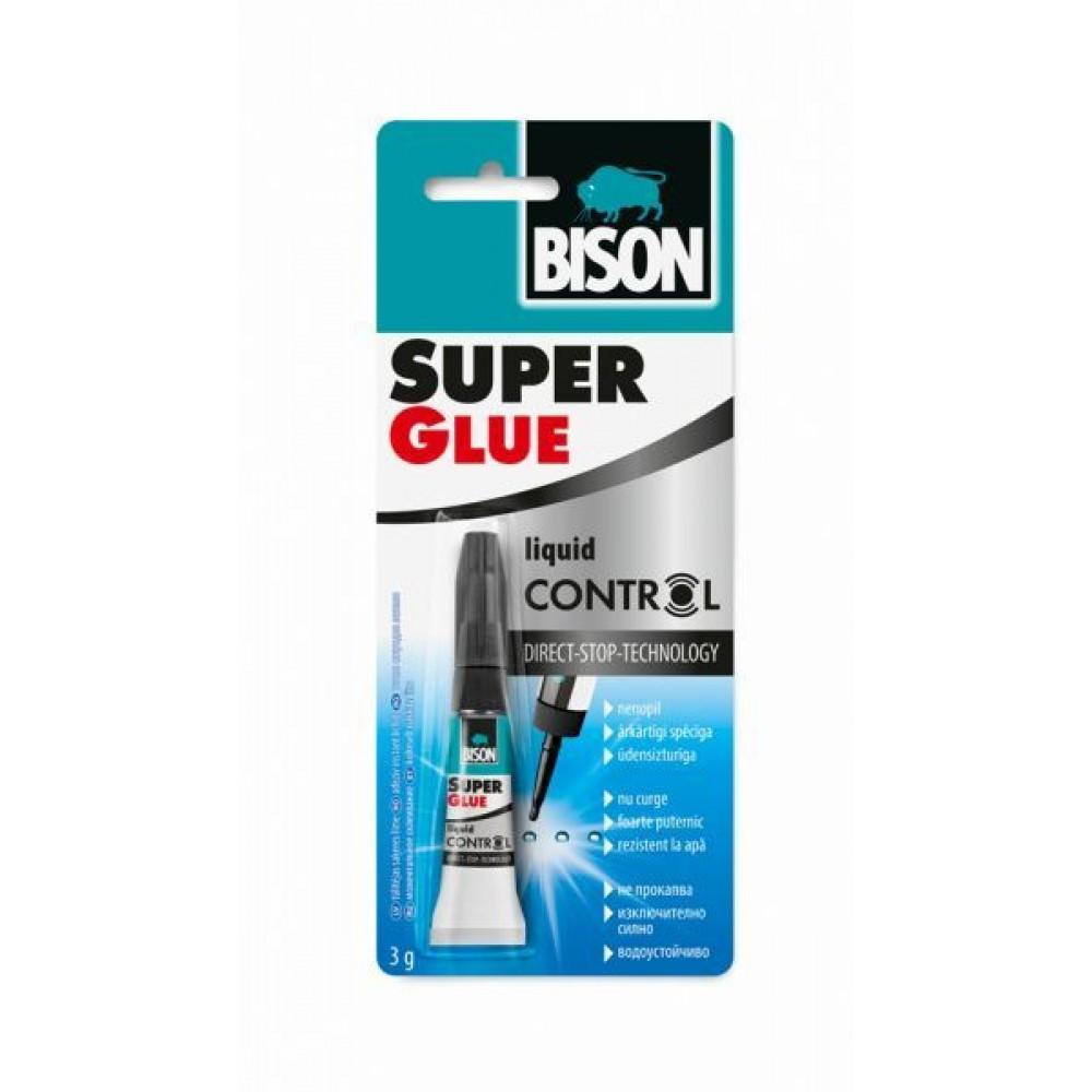 La colle Bison 1490215 Super Glue Control; 3 g