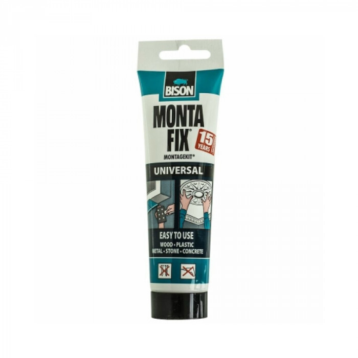 La colle Bison 1340726 Monta Fix; 200 g