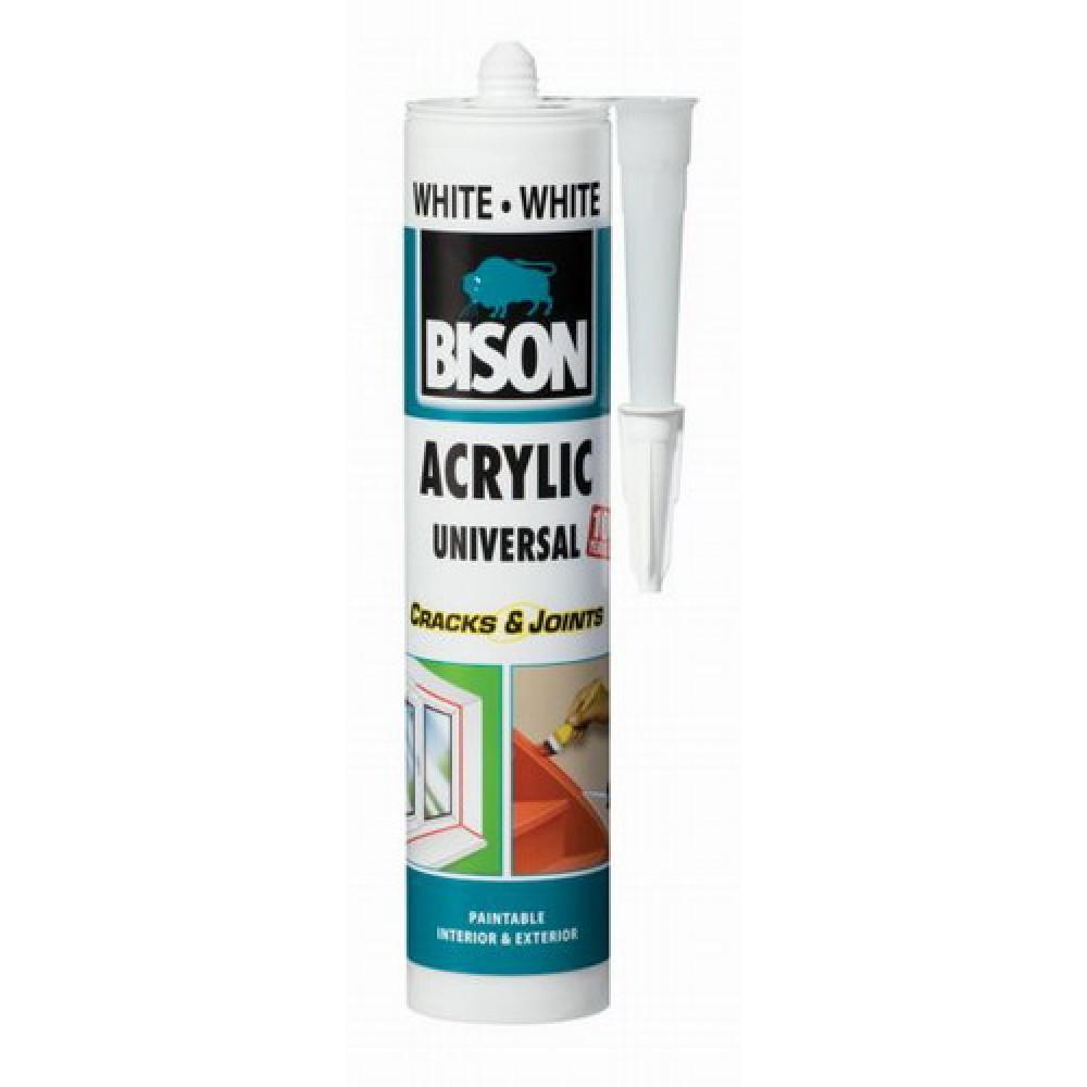 Mastic Bison 1591234 Acrylic Universal; 300 ml; blanc