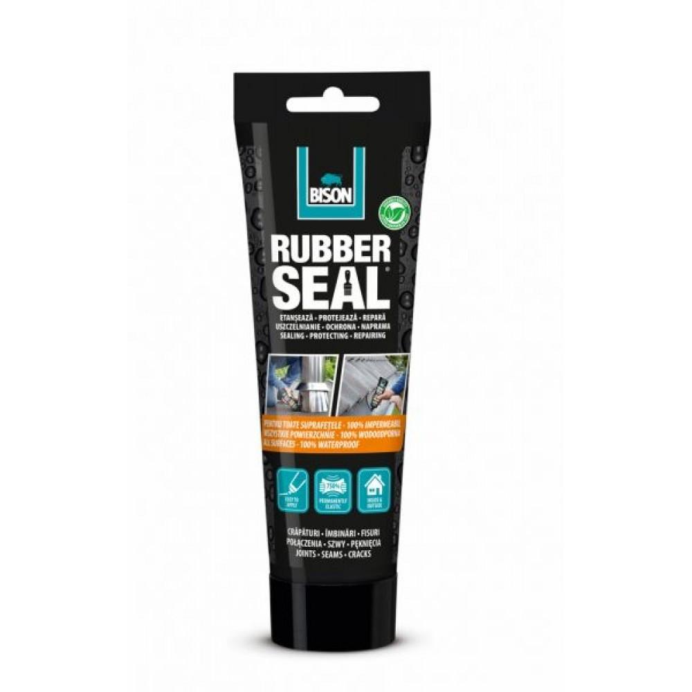 Mastic Bison 6313120 Rubber Seal; 250 g; noir