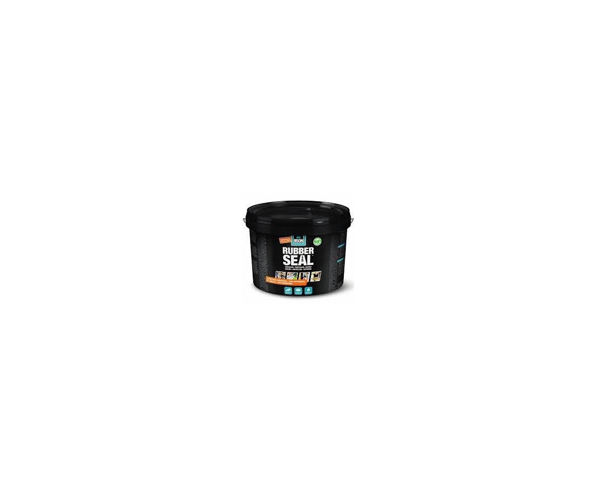Mastic Bison 6313124 Rubber Seal; 5 l; noir