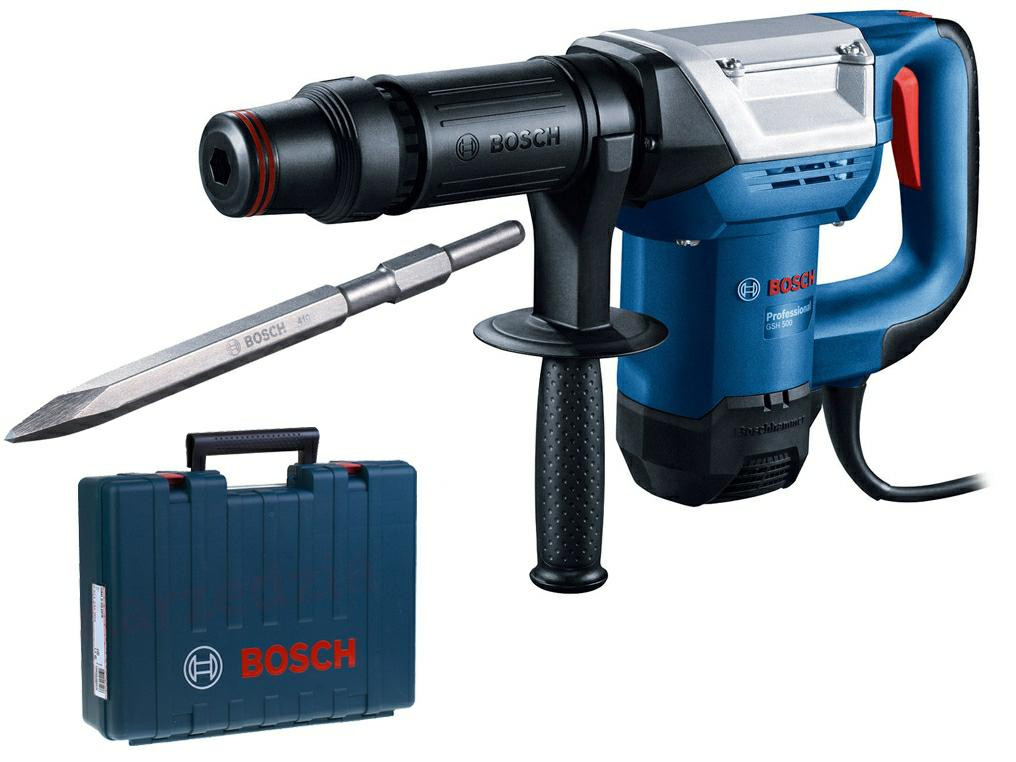 Marteau de démolition Bosch GSH 500; 1100 W; 7,5 J; SDS-max