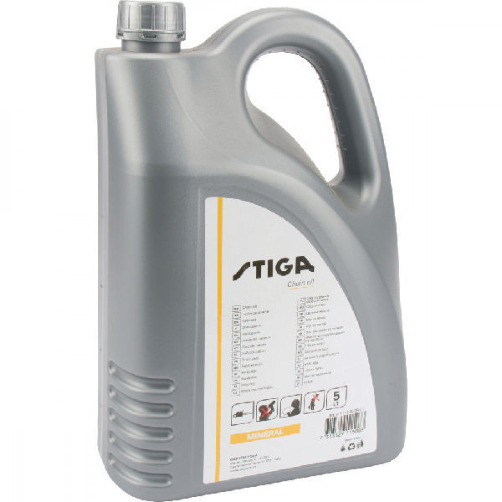 Huile pour la lubrification des tronçonneuses Stiga 1111922901; 5 l