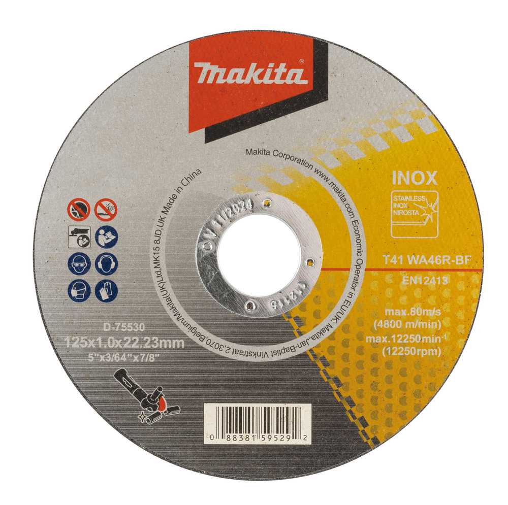 Scie circulaire Makita D-75530; 125x1,0x22,23 mm