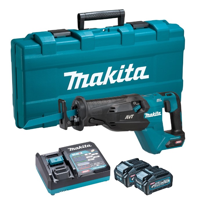 Scie sauteuse Makita JR002GM201; 40 V; 2x4,0 Ah accu.