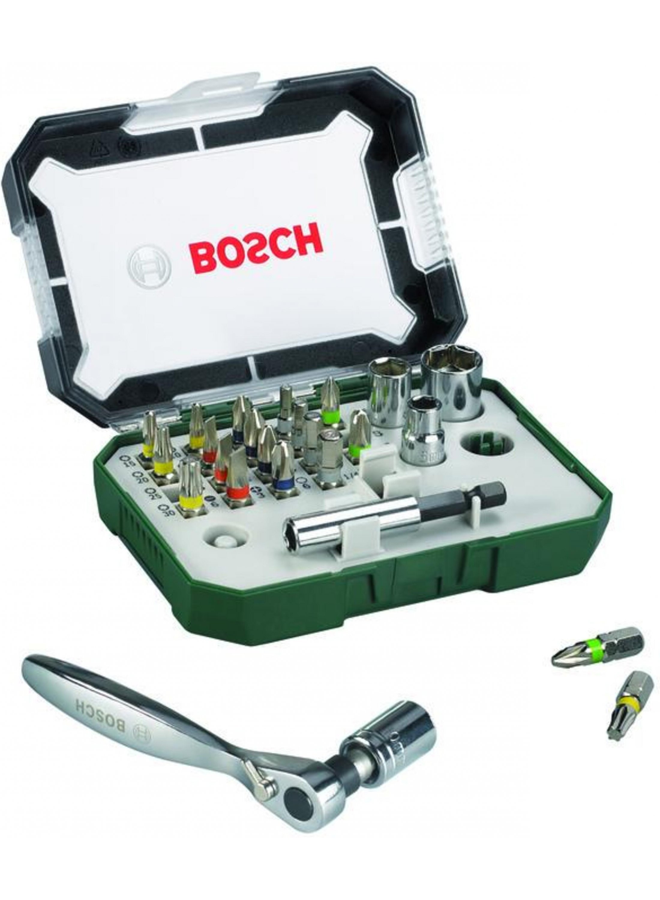 Socket et jeu de bits Bosch 2607017563; 26 unités