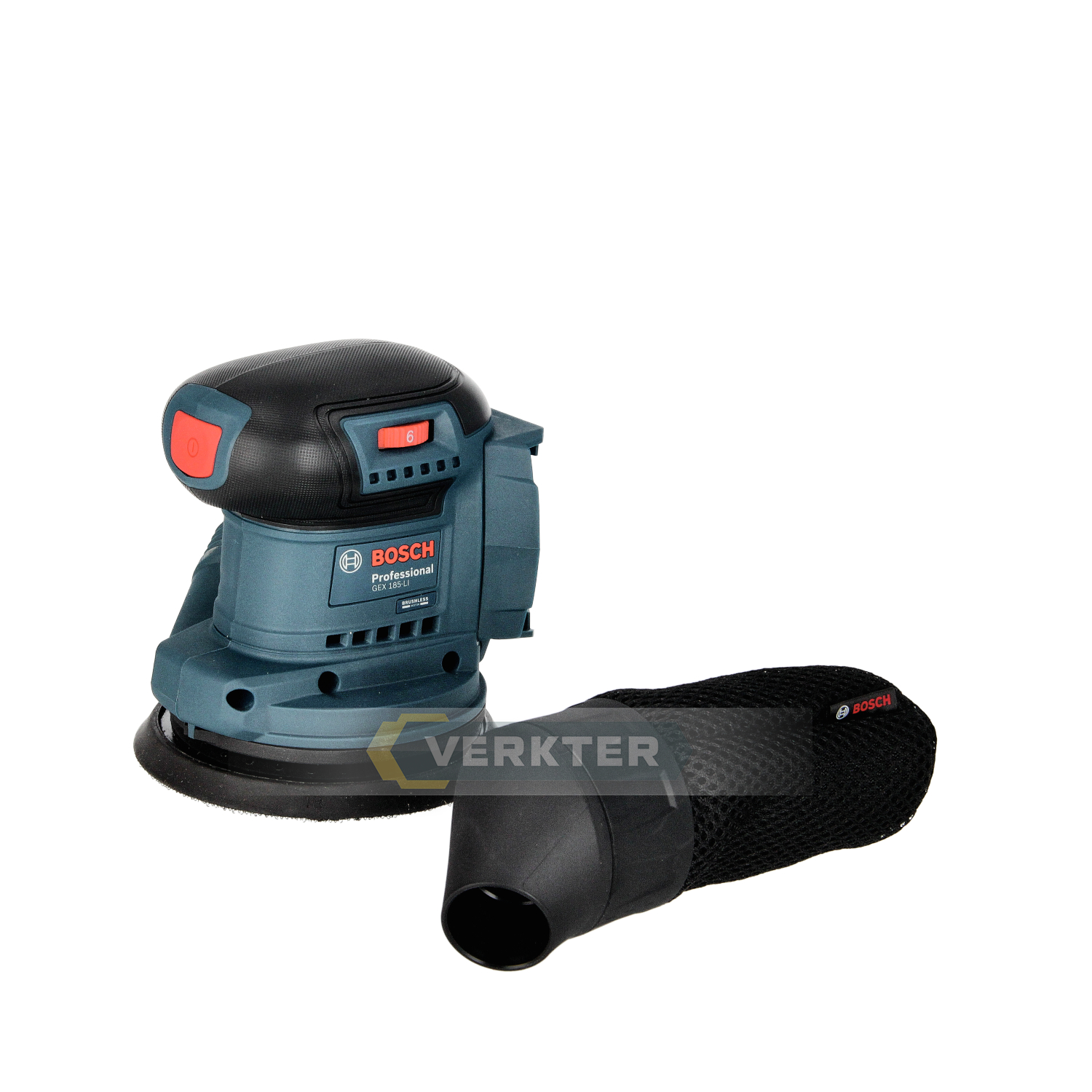 Ponceuse orbitale Bosch GEX 185-LI Professional; 18 V (sans batterie et chargeur)