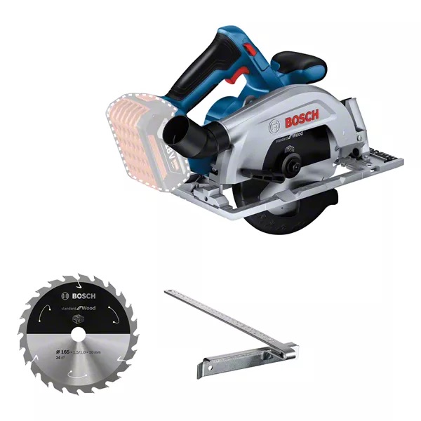 Scie circulaire sans fil Bosch GKS 185-LI Professional; 18 V (sans batterie et chargeur)