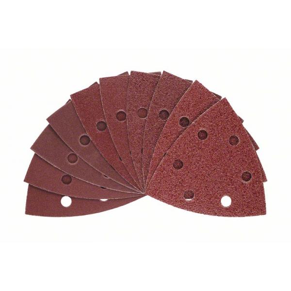 Papier de sable Bosch 2609256957; 93 mm; K60/K80/K120/K180/K240; 10 unités