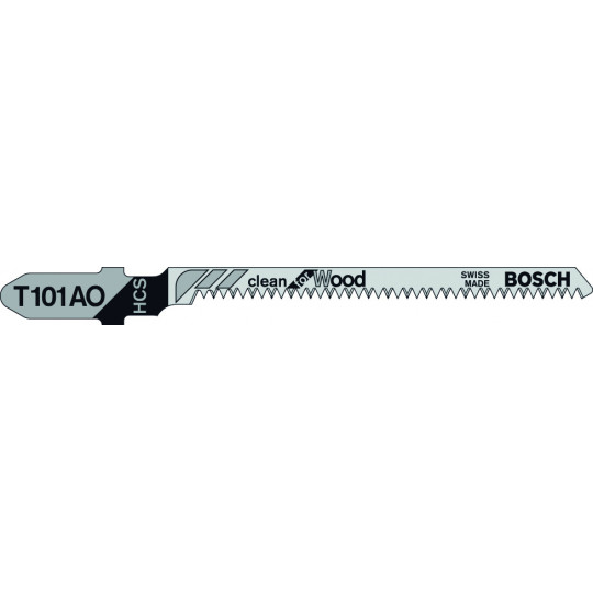 Lame de scie sauteuse Bosch T101AO; 2 unités