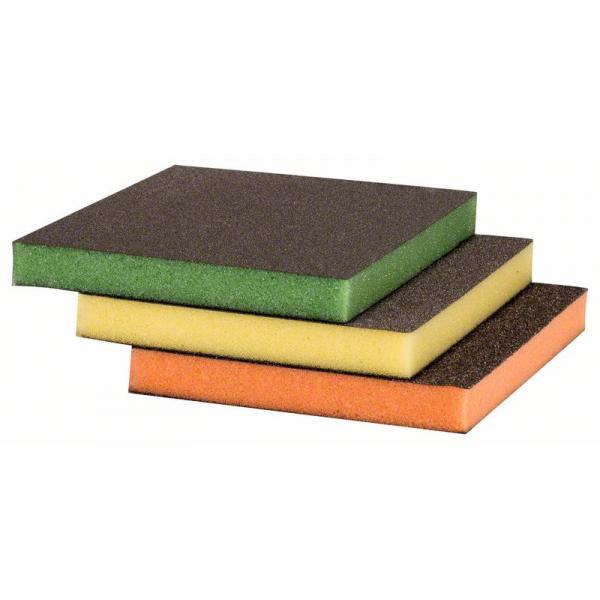 Éponge de ponçage Bosch 2609256F17; 120x98x13 mm; 3 unités