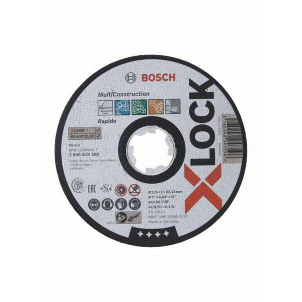 Disque abrasif Bosch 2608619270; 125x22,23 mm; X-Lock