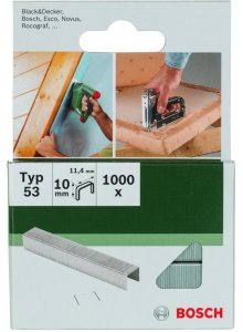 Agrafes Bosch 2609255821; 11,4x10 mm; 1000 pcs .; TYP 53