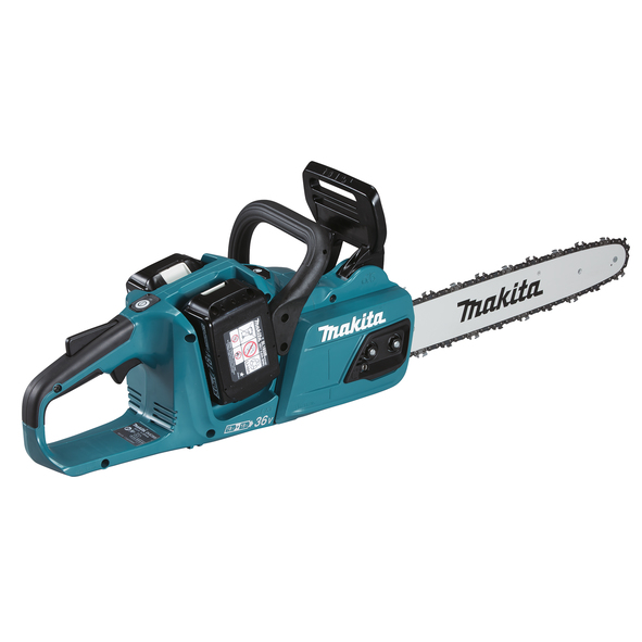 Tronçonneuse Makita DUC355PT2; 2x18 V; 2x5,0 Ah accu .; Barre de 35 cm