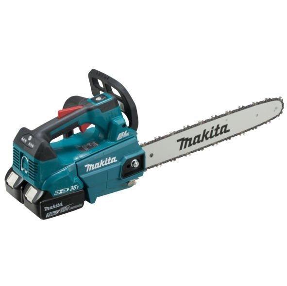 Tronçonneuse Makita DUC406PT2B; 2x18 V; 2x5,0 Ah accu.; barre de 40 cm