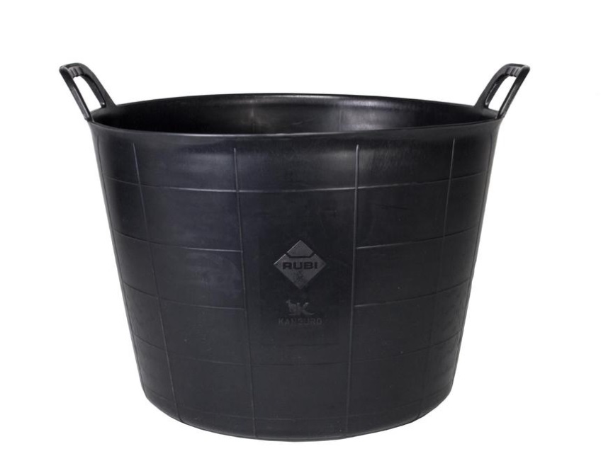 Seau Rubi FLEXTUB black No.3 HEAVY DUTY; 40 l