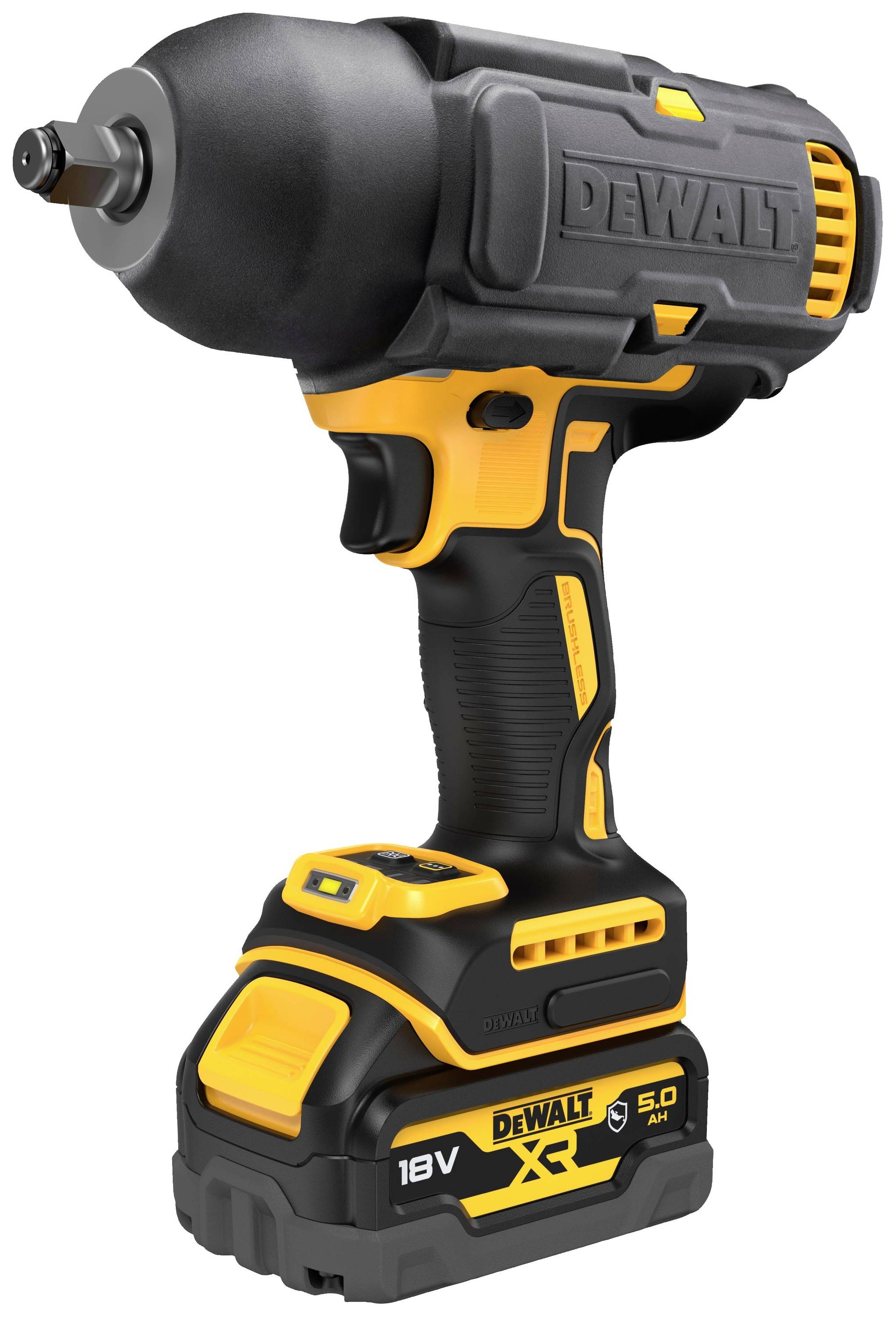 Clé à chocs DeWalt DCF900P2G-QW; 18 V; 2x5,0 Ah accu.