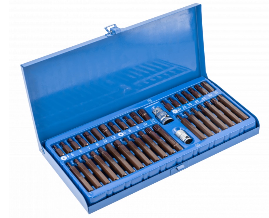 Jeu d'accessoires de tournevis Hogert HT1S405; 1/2''; 3/8''; 40 unités