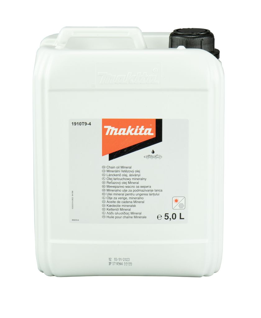 Huile pour la lubrification des tronçonneuses Makita 1910T9-4; 5 l