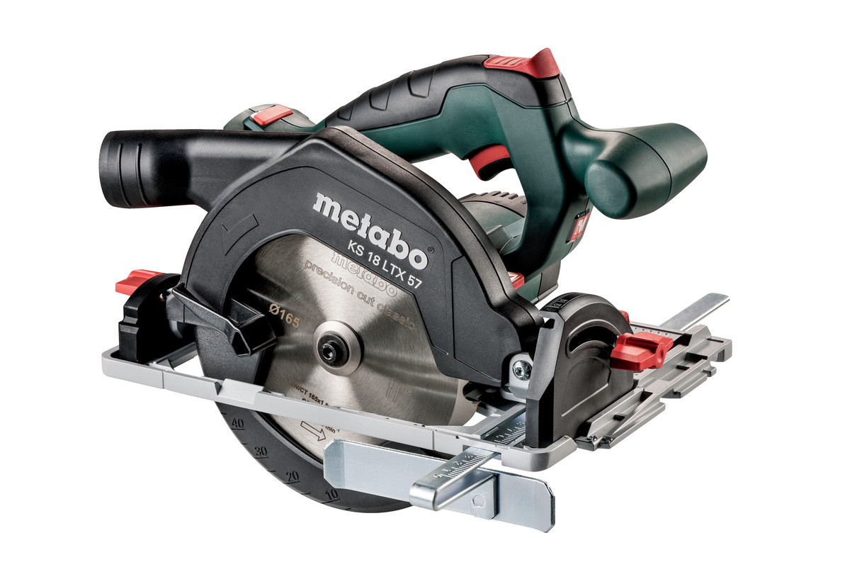 Scie circulaire sans fil Metabo KS 18 LTX 57; 18 V (sans batterie et chargeur)