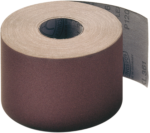 Rouleau de ponçage Klingspor; KL 361 JF; 40x25000 mm; K150; 1 unités
