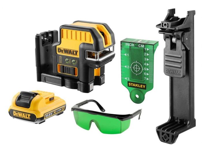 Niveau laser de ligne transversale DeWalt DCE0825D1G vert