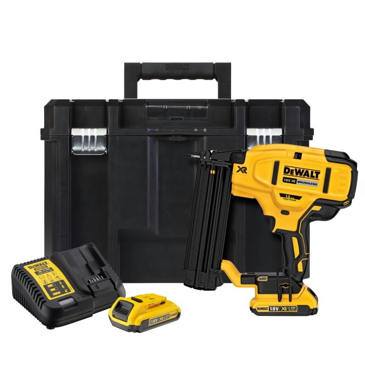 Cloueuse à batterie pour les chantiers de construction DeWalt DCN680D2; 18 V; 2x2,0 Ah accu.
