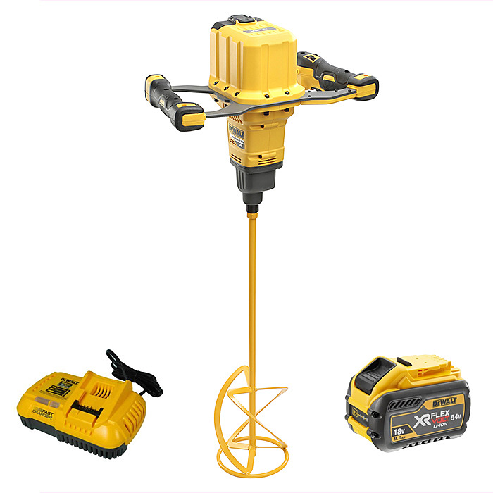 Mélangeur DeWalt DCD240X2; 54 V; 2x9,0 Ah accu.