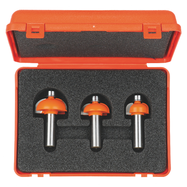 Coffret de forêts pour le bois CMT cove; 1/2'' (12,7 mm); 3 les pièces
