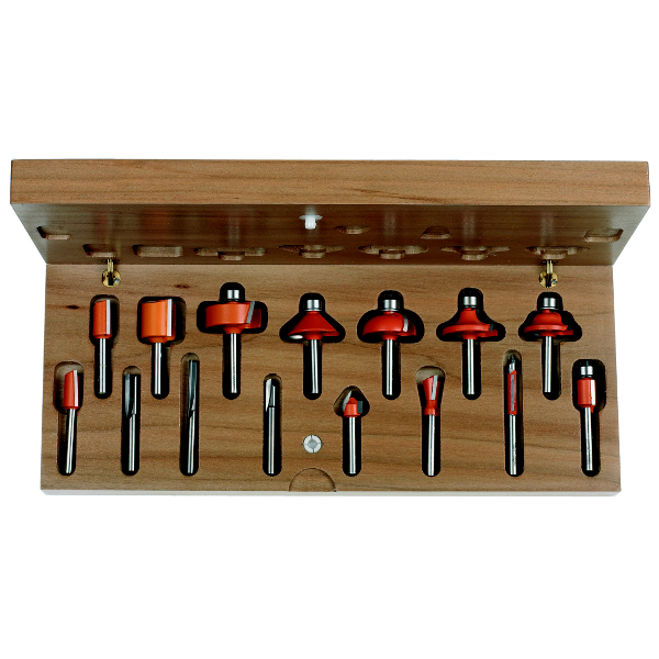Coffret de forêts pour le bois CMT HW; 8 mm; 15 pcs