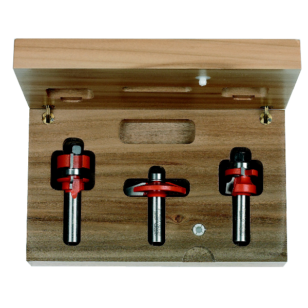Coffret de forêts pour le bois CMT for small arch door; 8 mm; 3 les pièces