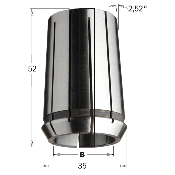 Écrou de serrage CMT 185.060.16; 6 mm