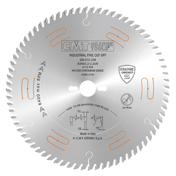Lame de scie CMT 285; 350x3.5x30; Z108; 5°
