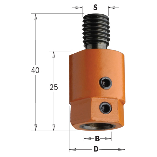 Adaptateur CMT 302.080.02; M10