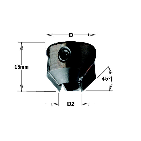 Fraiser CMT 316.060.11; 16 mm; D2=6 mm