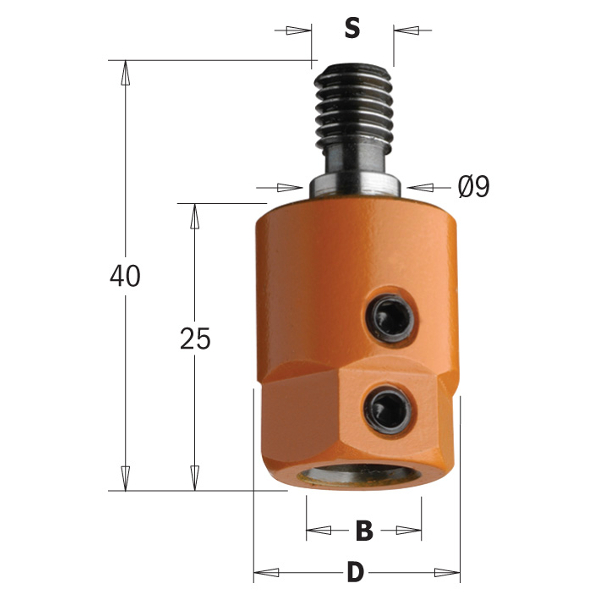 Adaptateur CMT 358.080.01; M8/9