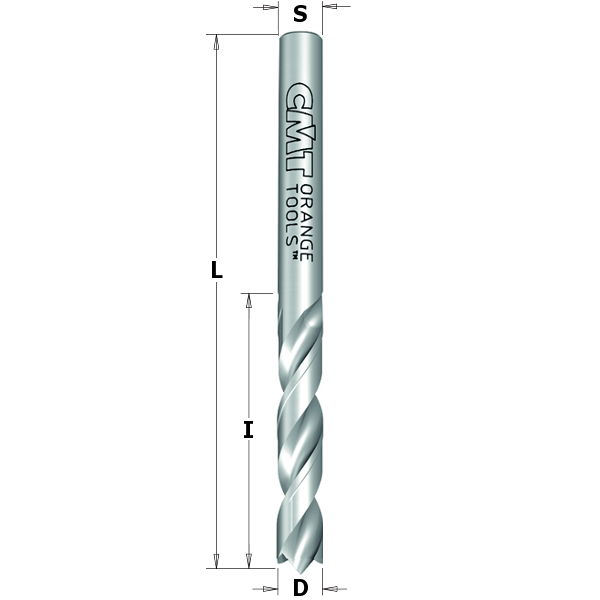 Mèche universelle CMT 363.025.42; 2,5 mm;  la gauche