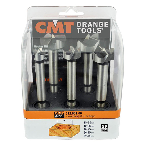 Jeu de forets CMT 512.001.00; S=10 mm; L=90 mm, RH; 5 unités