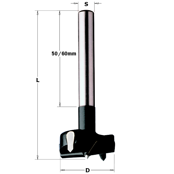 Mèche à bois CMT; S=10 mm; D=23 mm