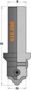 Mèche à bois CMT 616.120; S=12 mm
